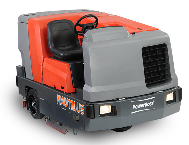 powerboss nautilus industrial floor scrubber