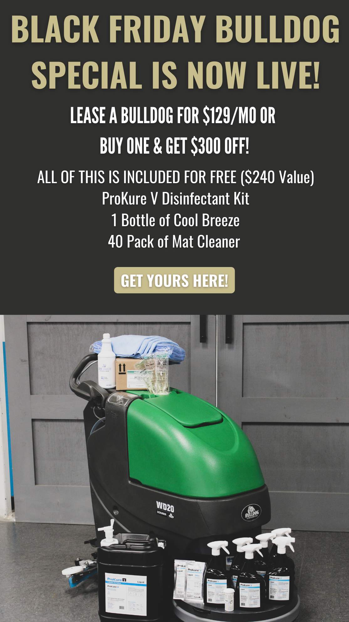 The Bulldog Scrubber Deal of the Year going on NOW!! Show your