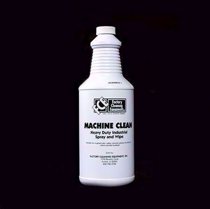 machine clean bottle on black background