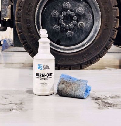 Burn Out Tire Mark Remover action shot