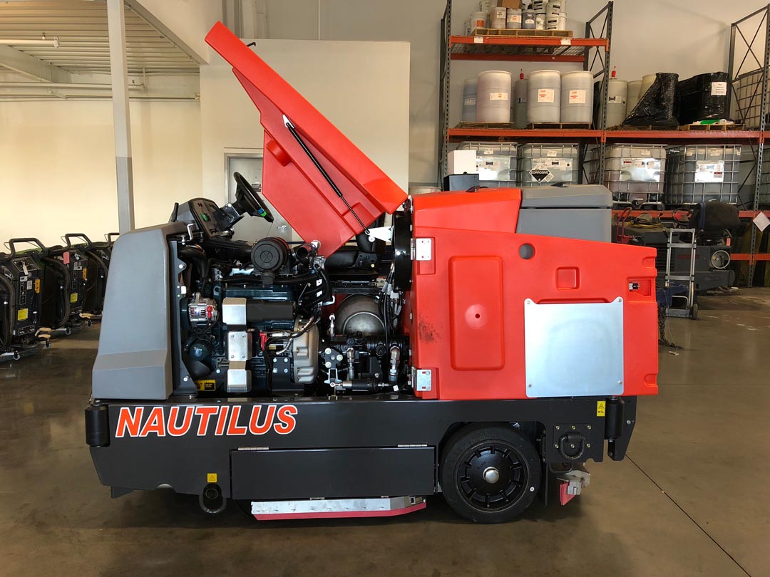 nautilus lp floor scrubber sweeper