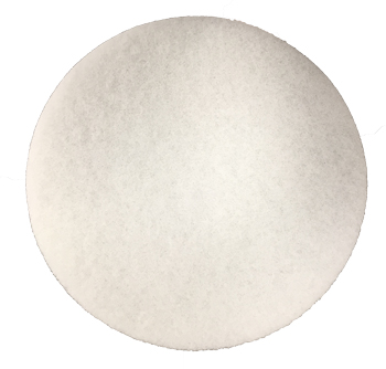 white commercial floor scrubber pad