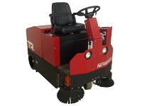 Factory Cat TR Battery powered ride on floor sweeper