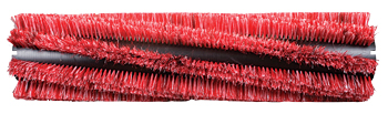 Double row sweeping brush