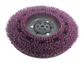 heavy grit poly disk brush