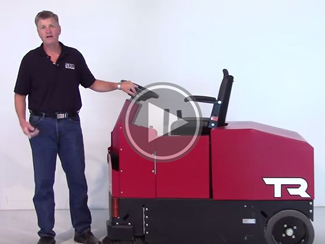 Rider Floor Sweeper Demo video