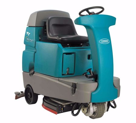 Tennant T7 small ride on floor scrubber