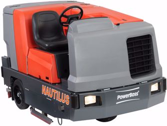 PowerBoss Nautilus large industrial LP floor scrubber sweeper