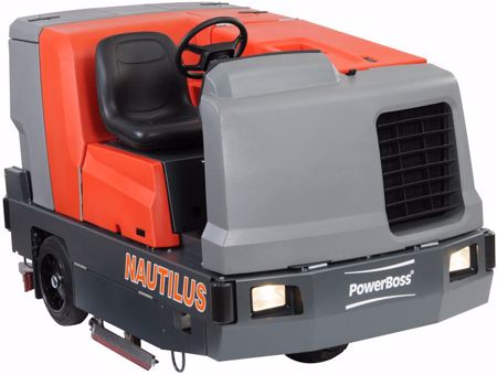 PowerBoss Nautilus large industrial LP floor scrubber sweeper