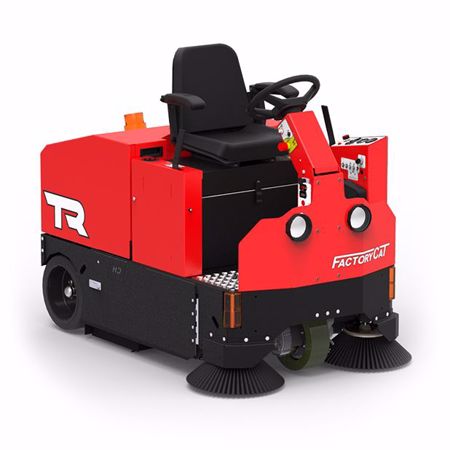FactoryCat TR small ride on floor sweeper