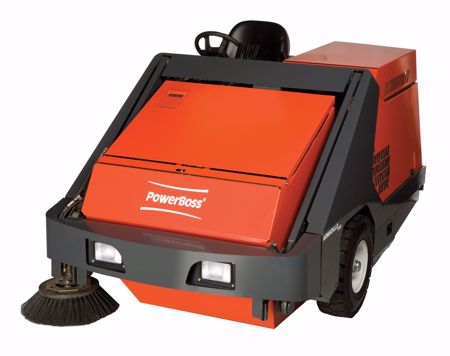 PowerBoss Armadillo 9X large lp rider sweeper