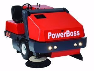 PowerBoss Atlas large industrial rider floor sweeper