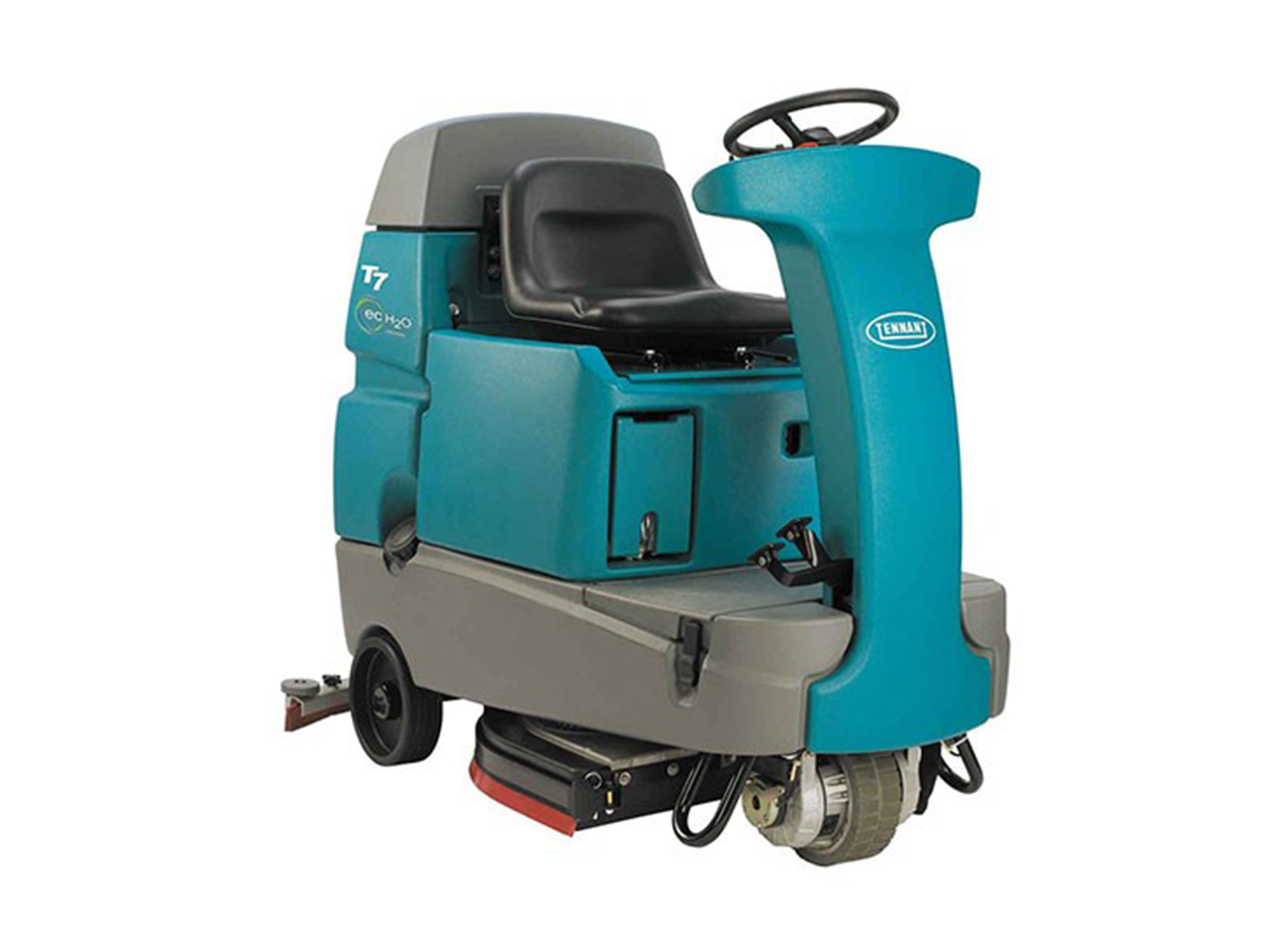 Tennant T7 small ride on floor scrubber