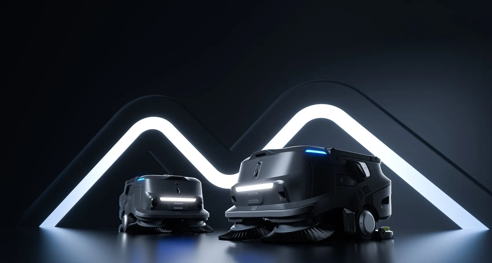 MT1 Vac Robotic Sweeper-Vacuum — In action